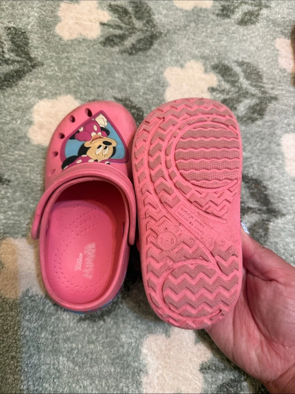 Disney Pink Minnie & Daisy Kids Clog Sandals